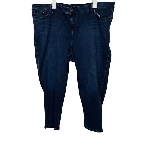 Torrid Plus Size Dark Wash High Rise Skinny Jeans - Picture 1 of 5